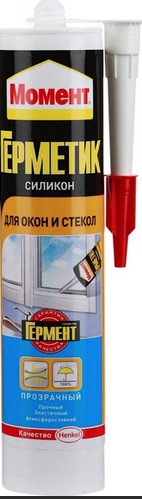 Герметик Момент ОКНО/СТЕКЛО ПРОЗРАЧ 280мл