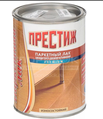 Лак паркет глянц 0,9кг ПРЕСТИЖ