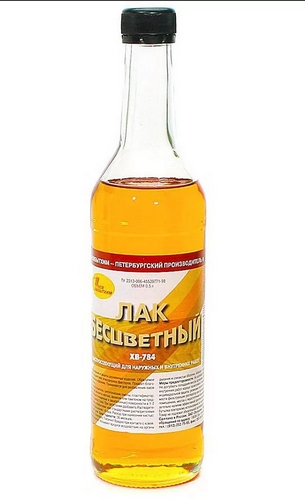 Лак ХВ Бесцветный 0,5л