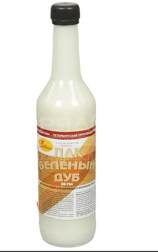 Лак ХВ Дуб белёный 0,5л